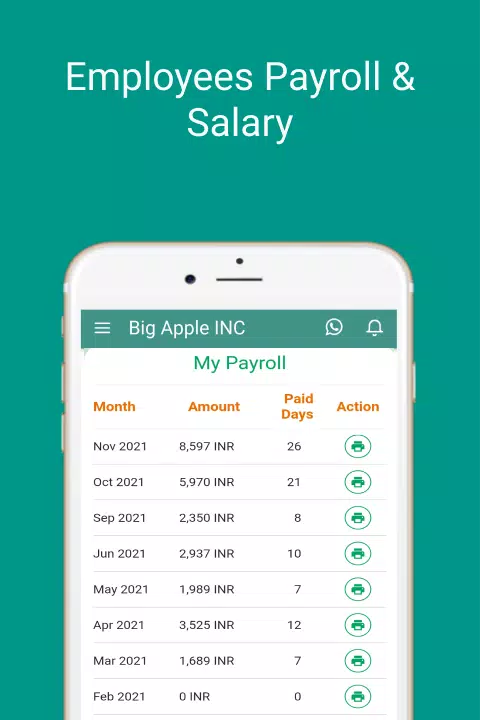Attendance App for Employees Screenshots