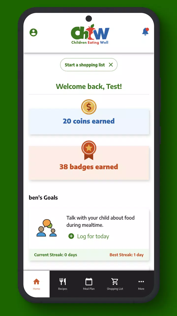 CHEW: Children Eating Well স্ক্রিনশট