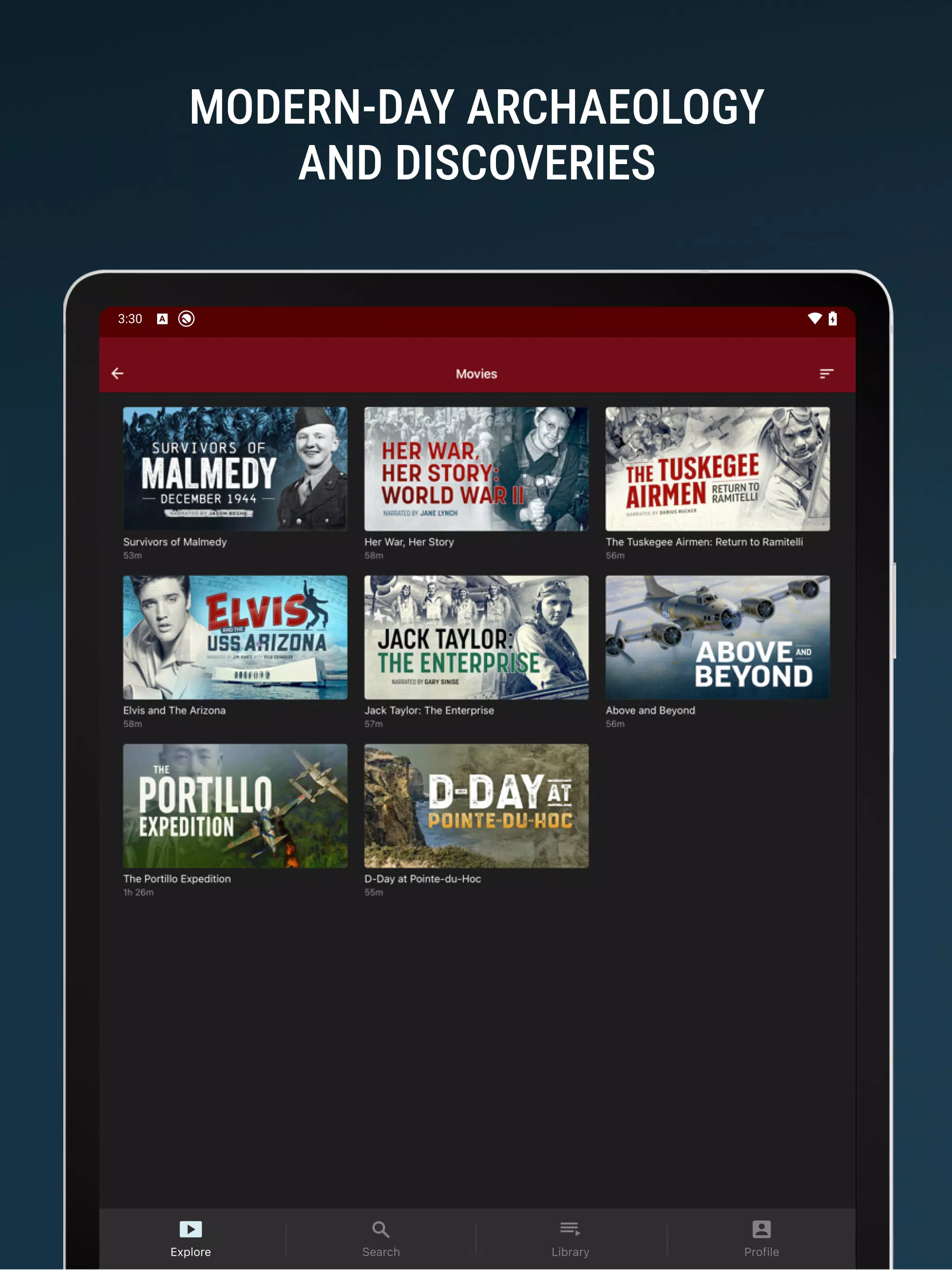 WWII Streaming Channel Ekran Görüntüleri