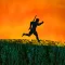 3D Ninja Warrior Run (a platform shooting game)