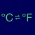 Degrees - Convert Celsius & Fahrenheit