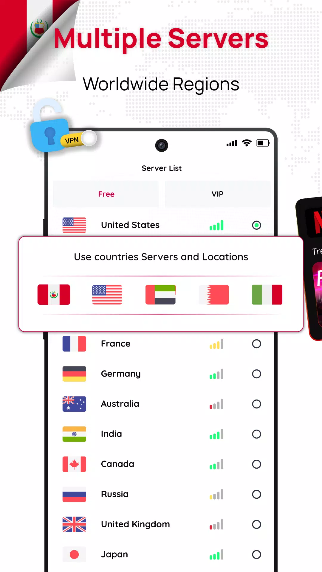 Peru VPN: Get Peru IP Screenshots