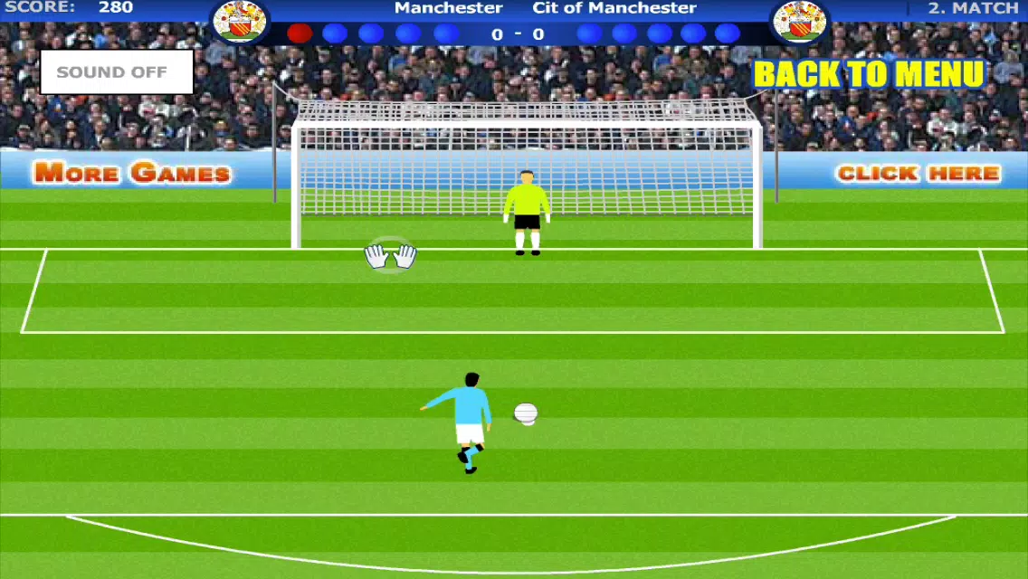 Penalty League Soccer Heads - KaiserGames™ free fun multiplayer football goal keeper ball game for champions and team manager Screenshots