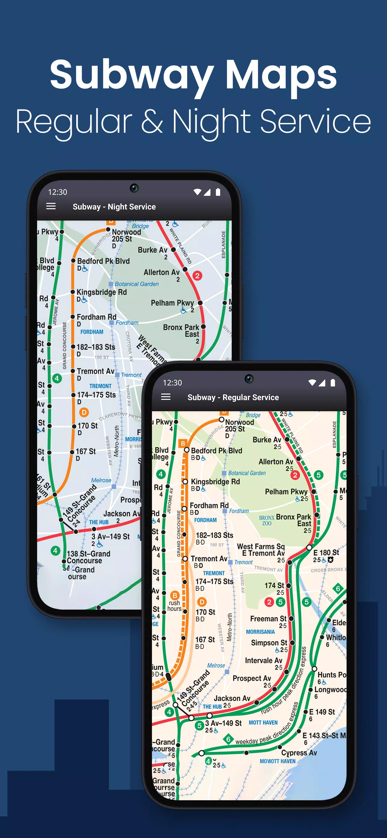 NYC Subway Map & MTA Bus Maps Screenshots