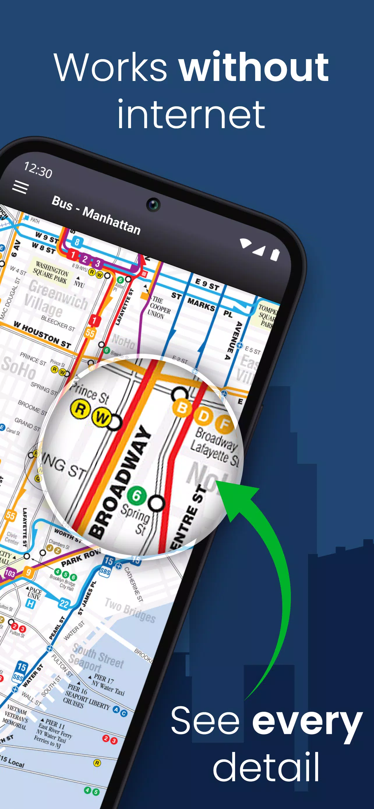NYC Subway Map & MTA Bus Maps Screenshots