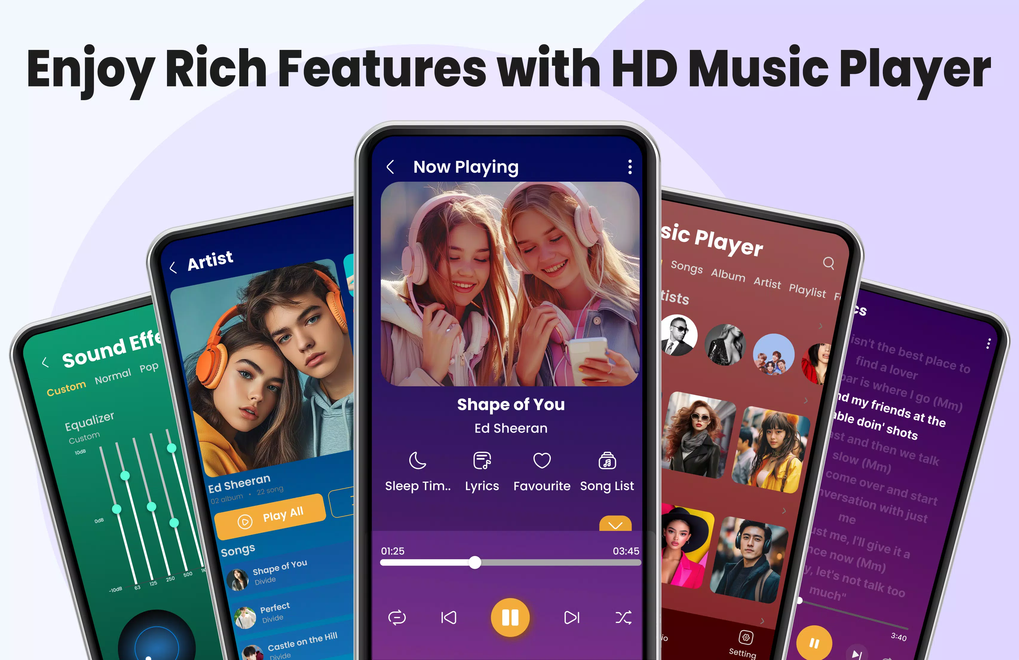 Music Player Screenshots