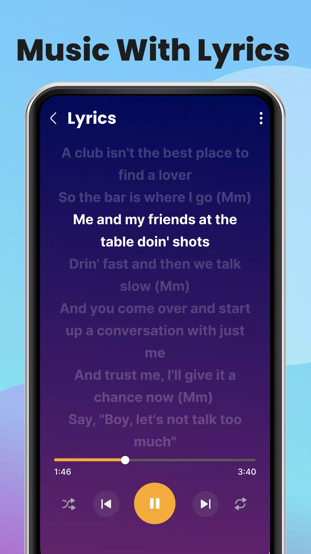 Music Player Screenshots