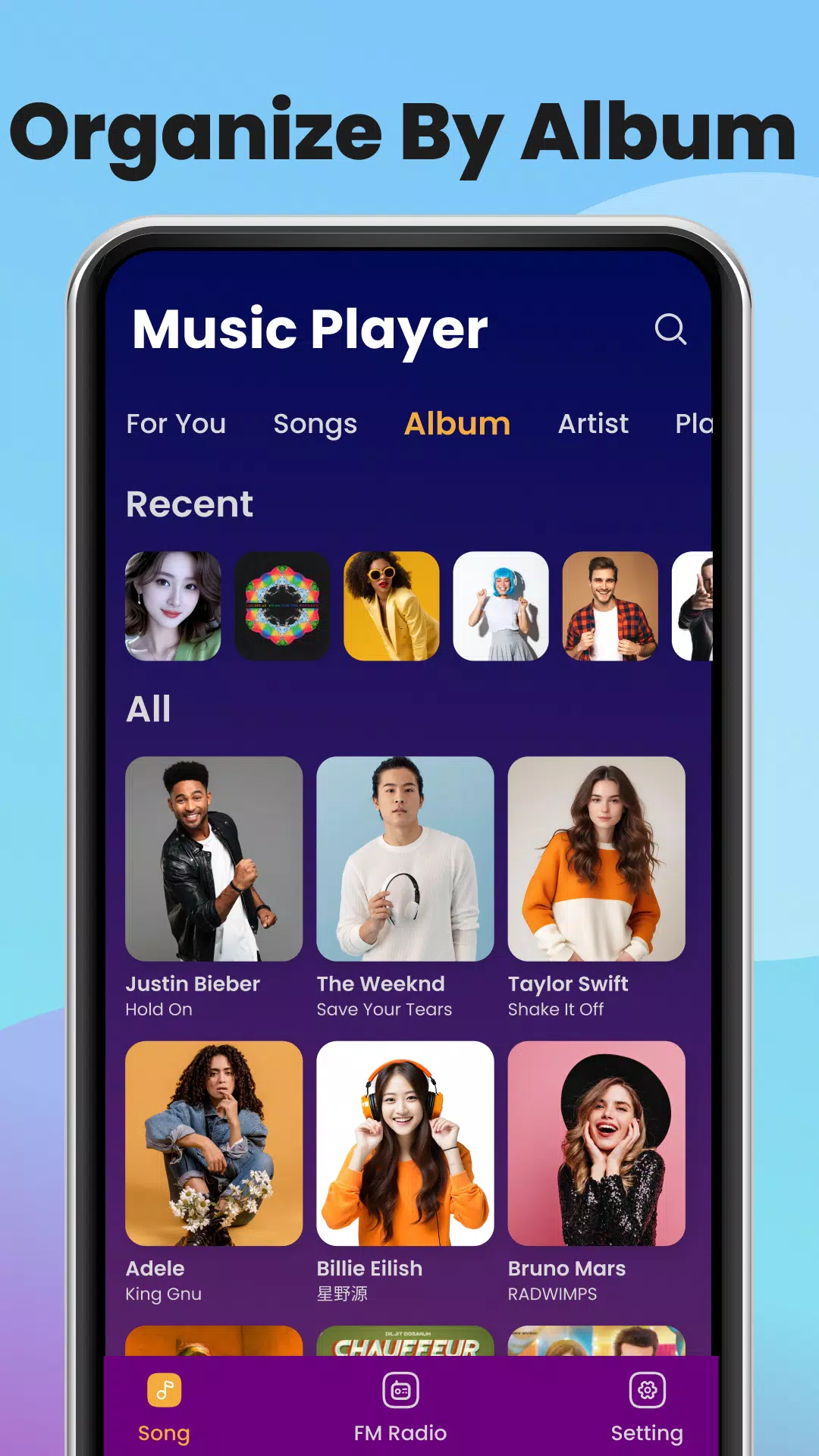 Music Player Screenshots