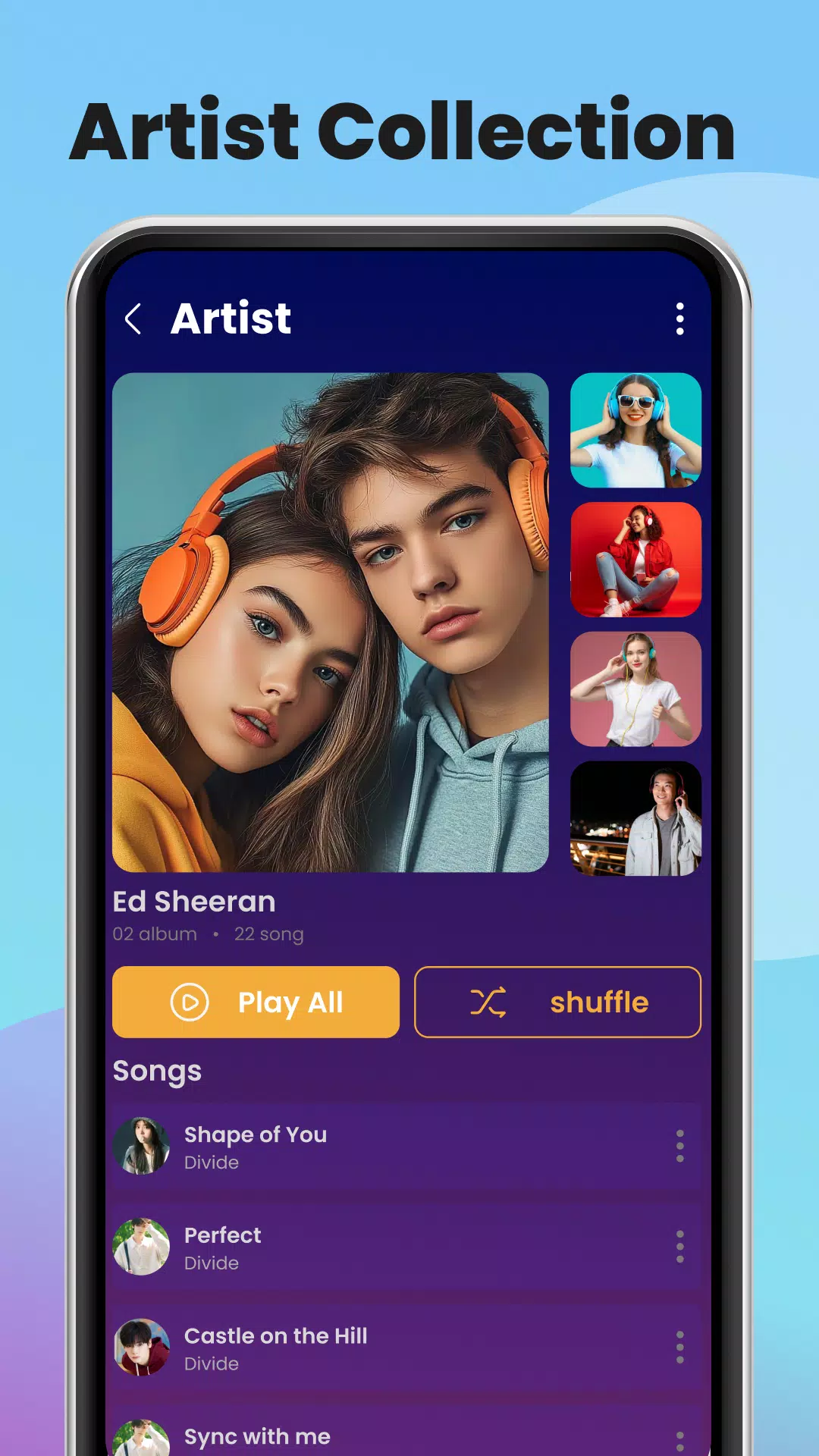 Music Player Screenshots