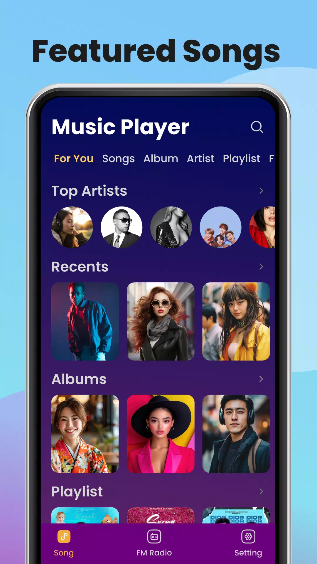 Music Player Screenshots