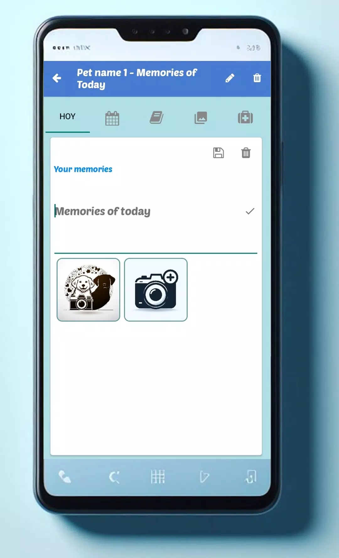 Pet care diary log - Pet Story Screenshots