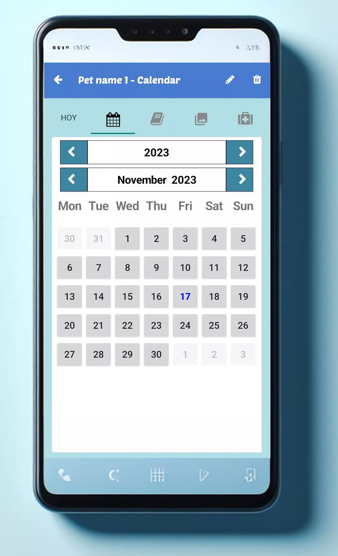 Pet care diary log - Pet Story Screenshots