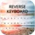 Reverse keyboard