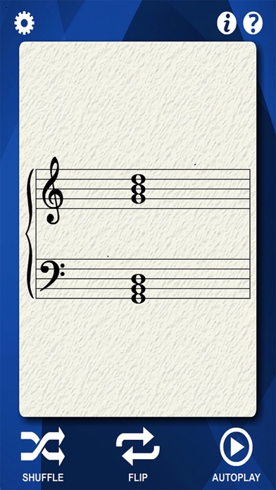 Piano Chords Flash Cards Screenshots