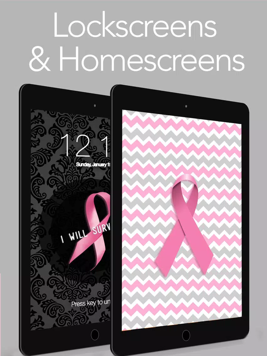 Pink Ribbon Wallpaper! iPad Screenshots