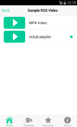 RSS Player Screenshots