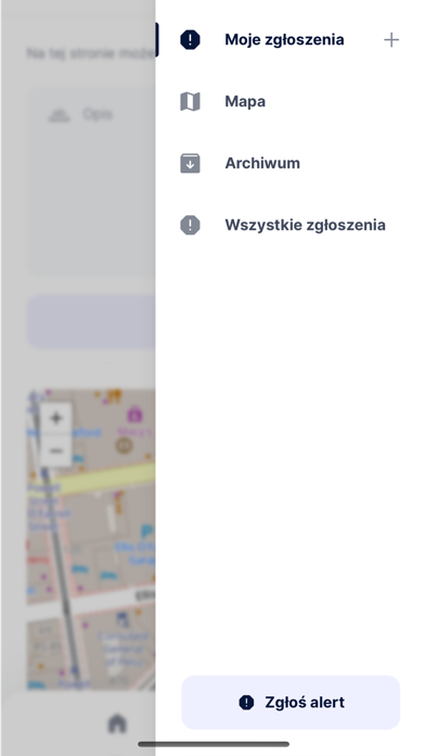 Tangkapan layar Alert Szczecin 3.0