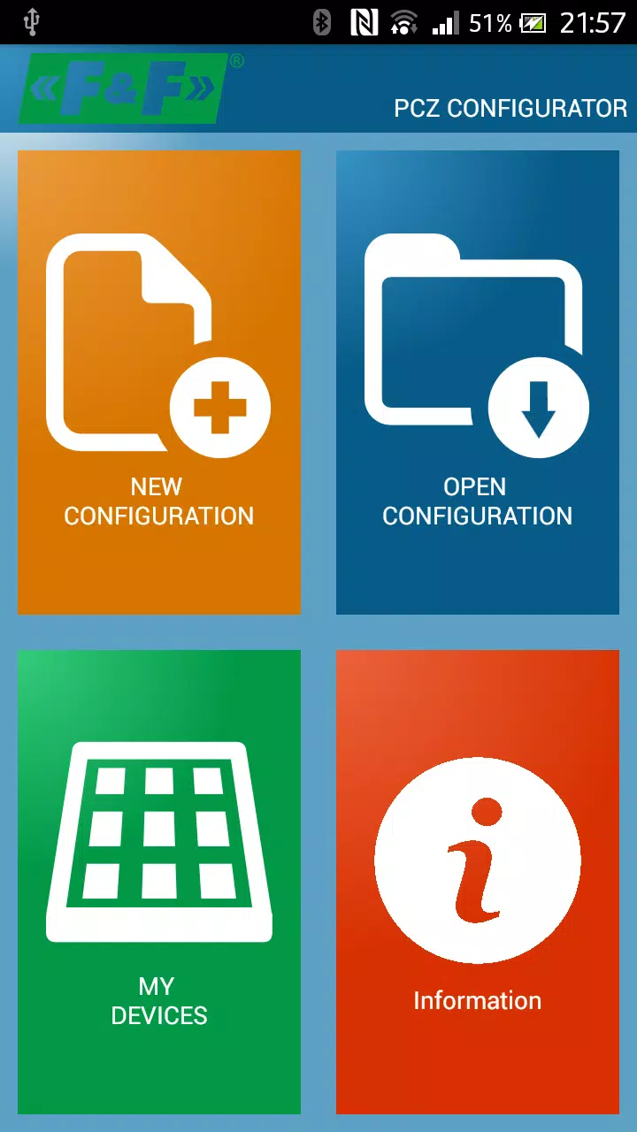 Screenshot di F&F PCZ Configurator