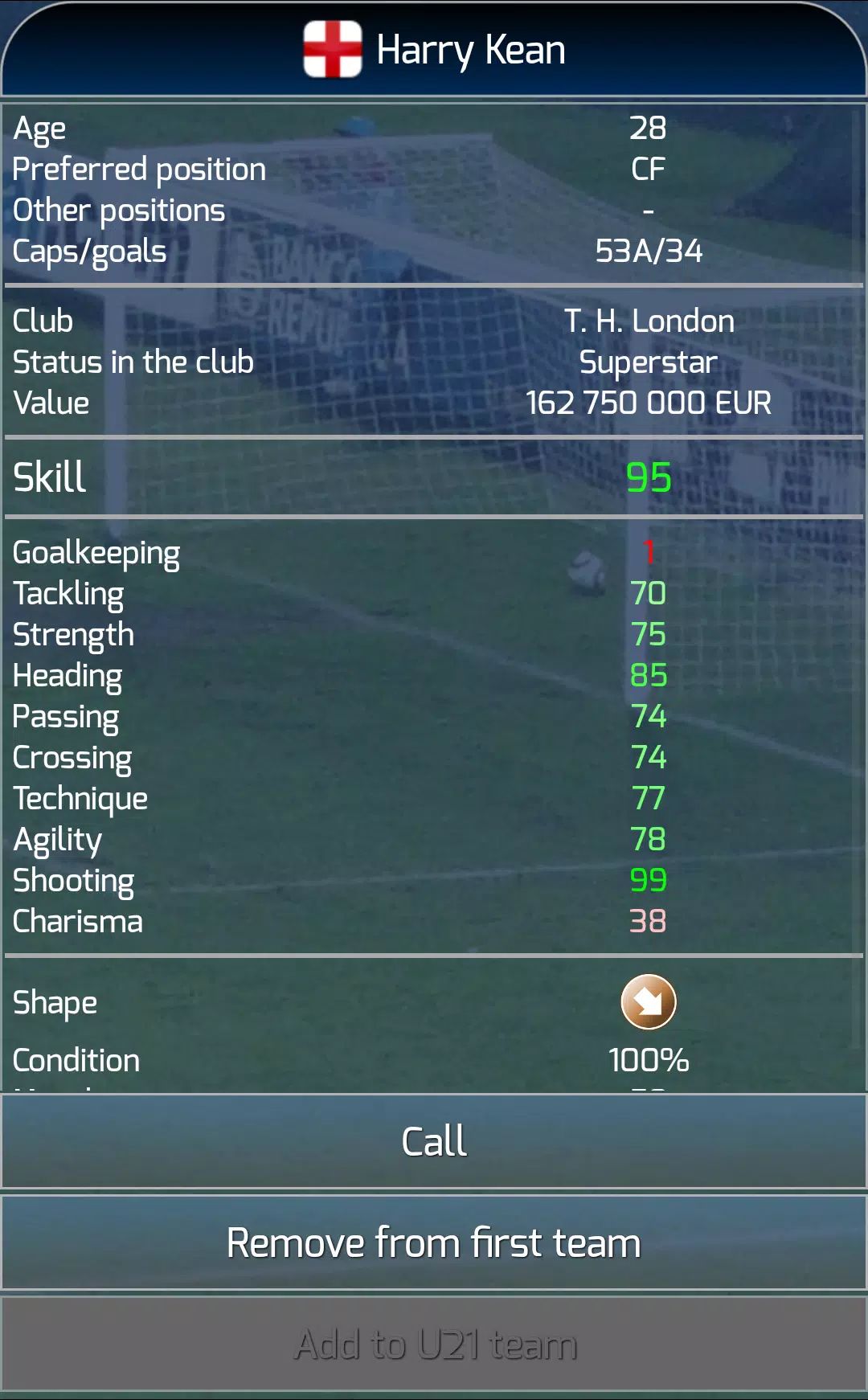 True Football National Manager Screenshots