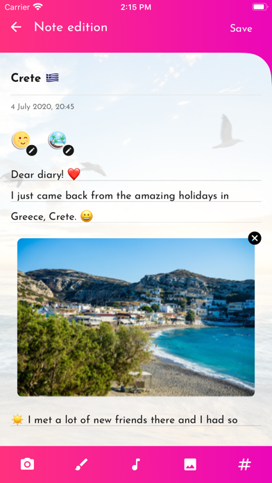 Unicorn Diary (with password) Screenshots
