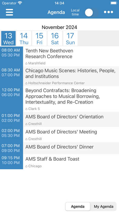 AMS 2024 Annual Meeting Screenshots