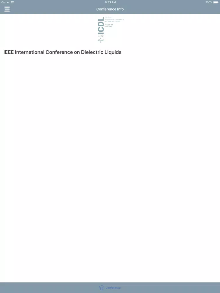 IEEE ICDL 2019 CONFERENCE iPad 应用截图