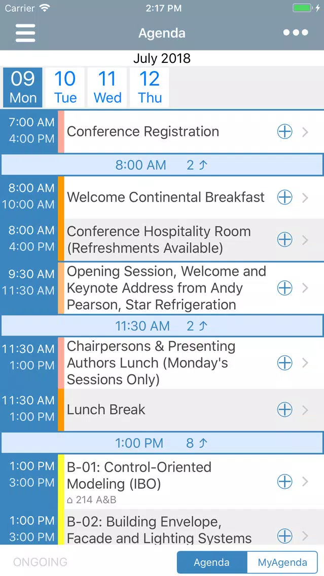 Purdue HL Conferences Screenshots