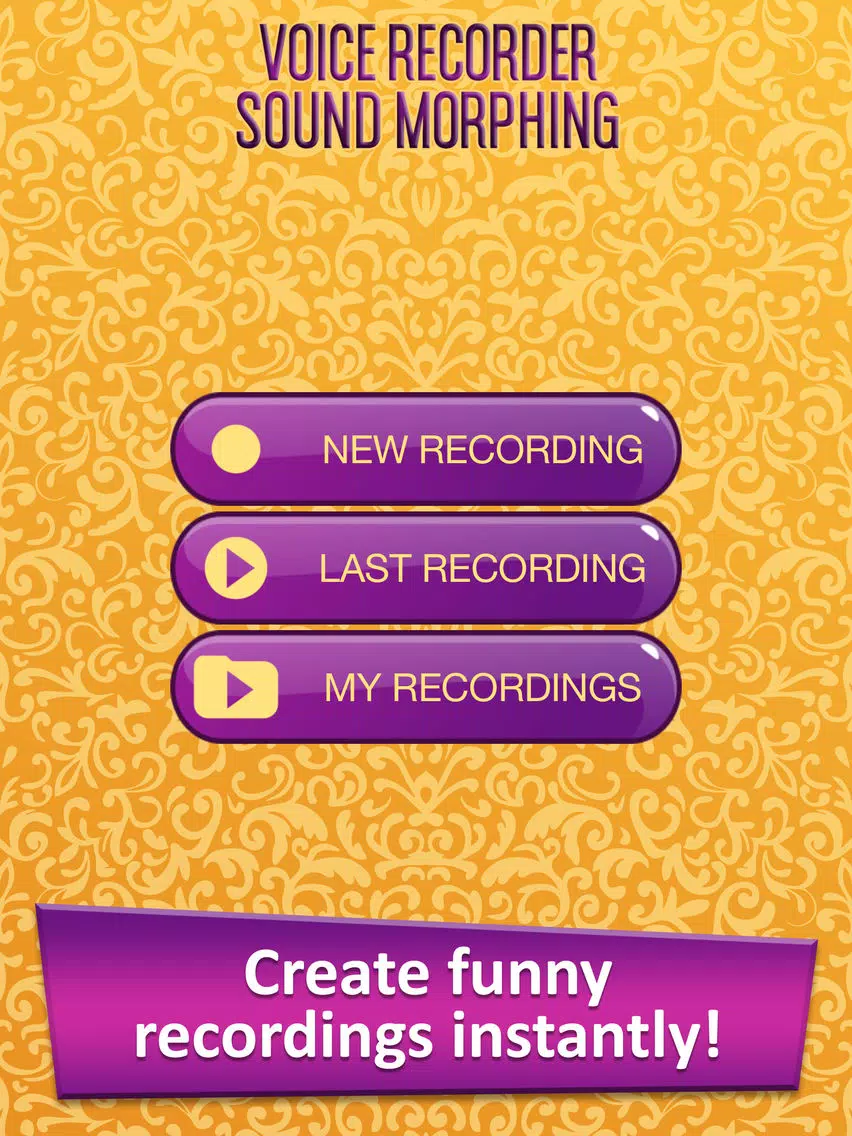 Voice Recorder Sound Morphing & Audio Effects - Transform your Speech with Vocal Changer iPad Screenshots