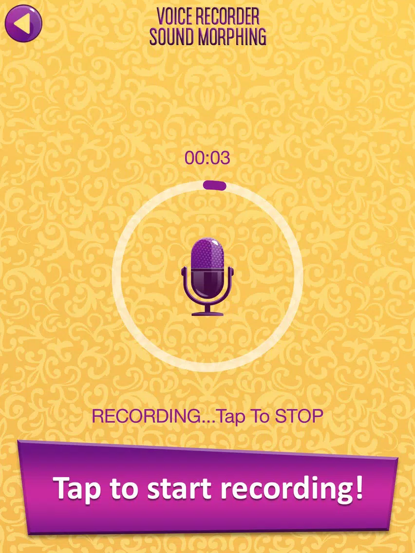 Voice Recorder Sound Morphing & Audio Effects - Transform your Speech with Vocal Changer iPad Screenshots