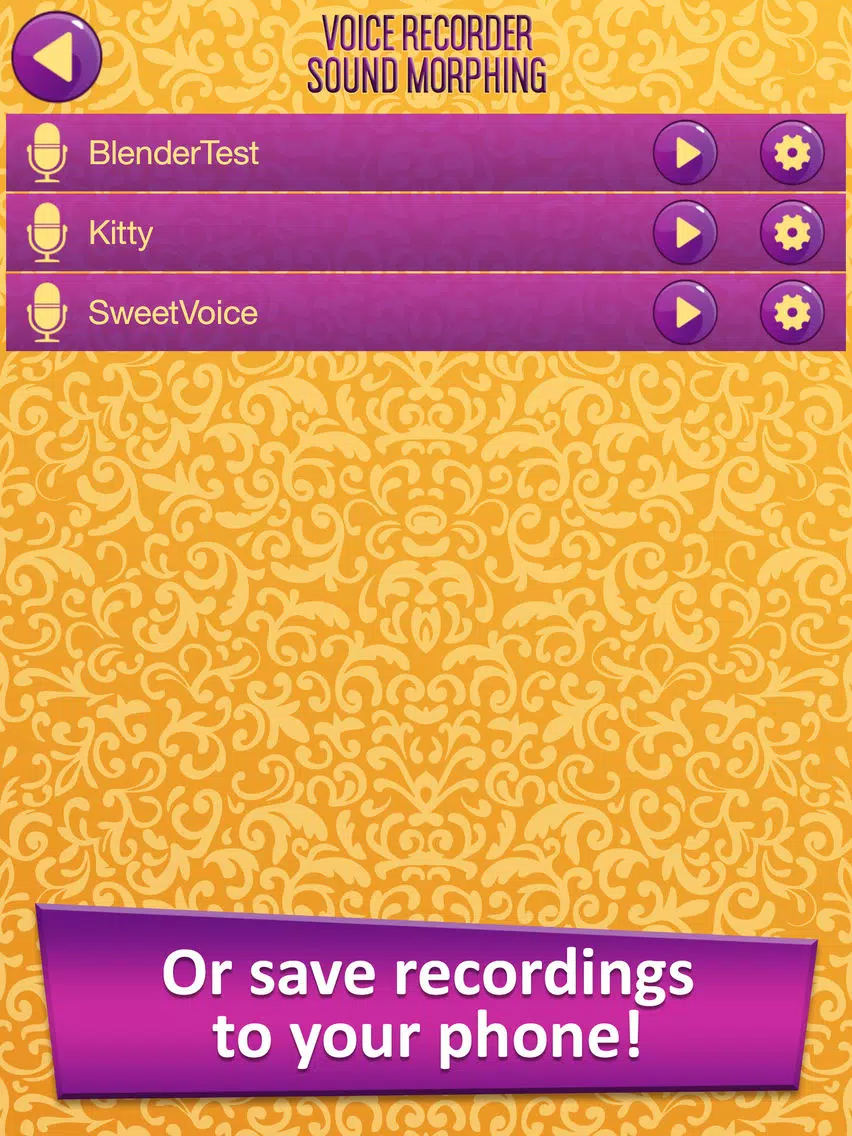 Voice Recorder Sound Morphing & Audio Effects - Transform your Speech with Vocal Changer iPad Screenshots