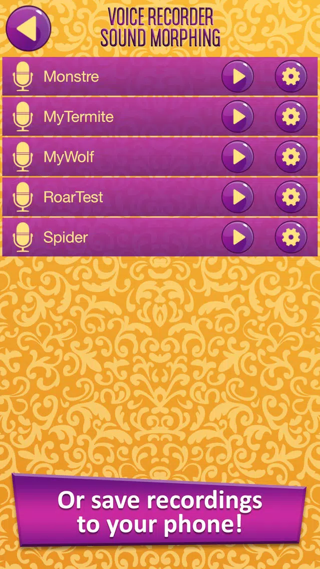 Voice Recorder Sound Morphing & Audio Effects - Transform your Speech with Vocal Changer Screenshots