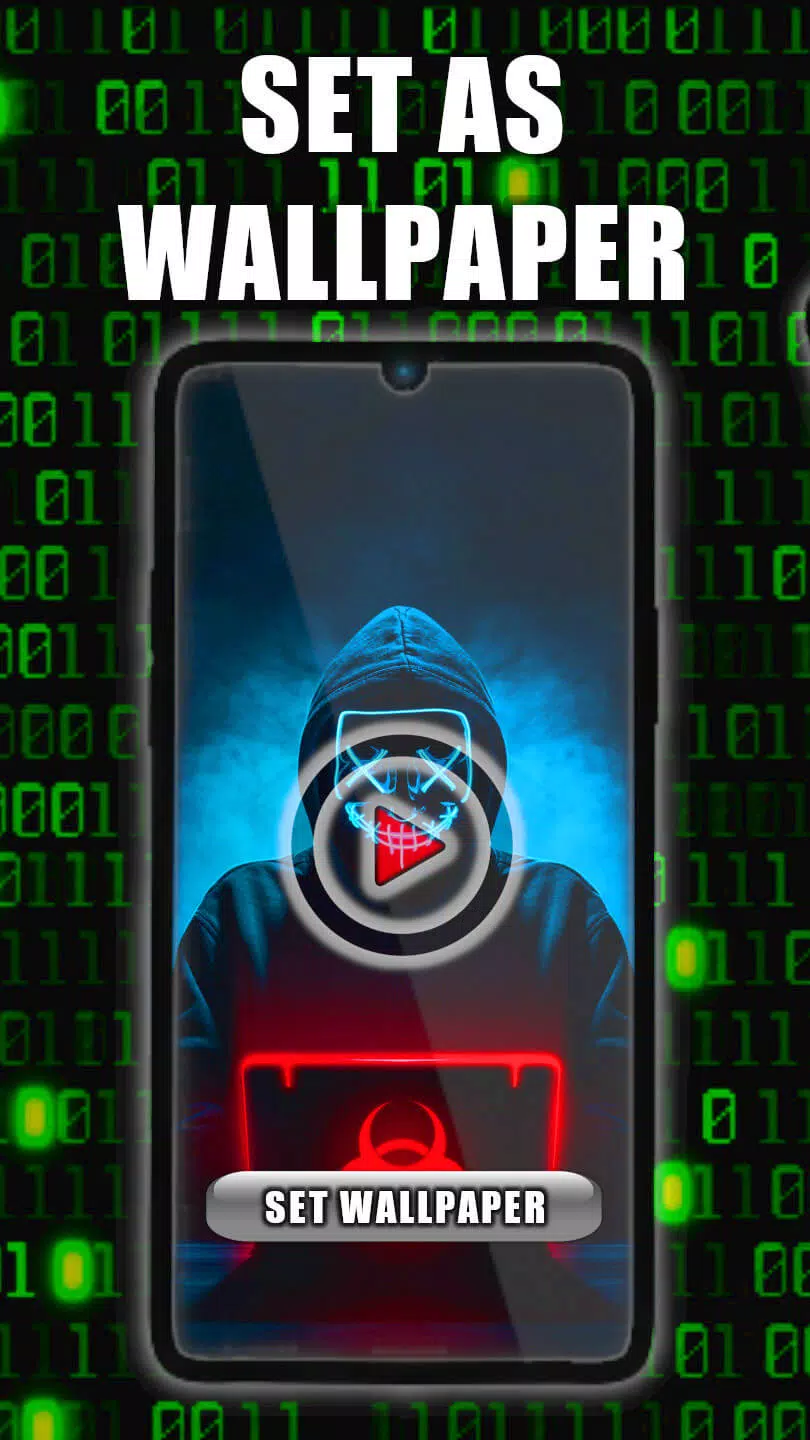 Hacker Live Wallpaper Screenshots