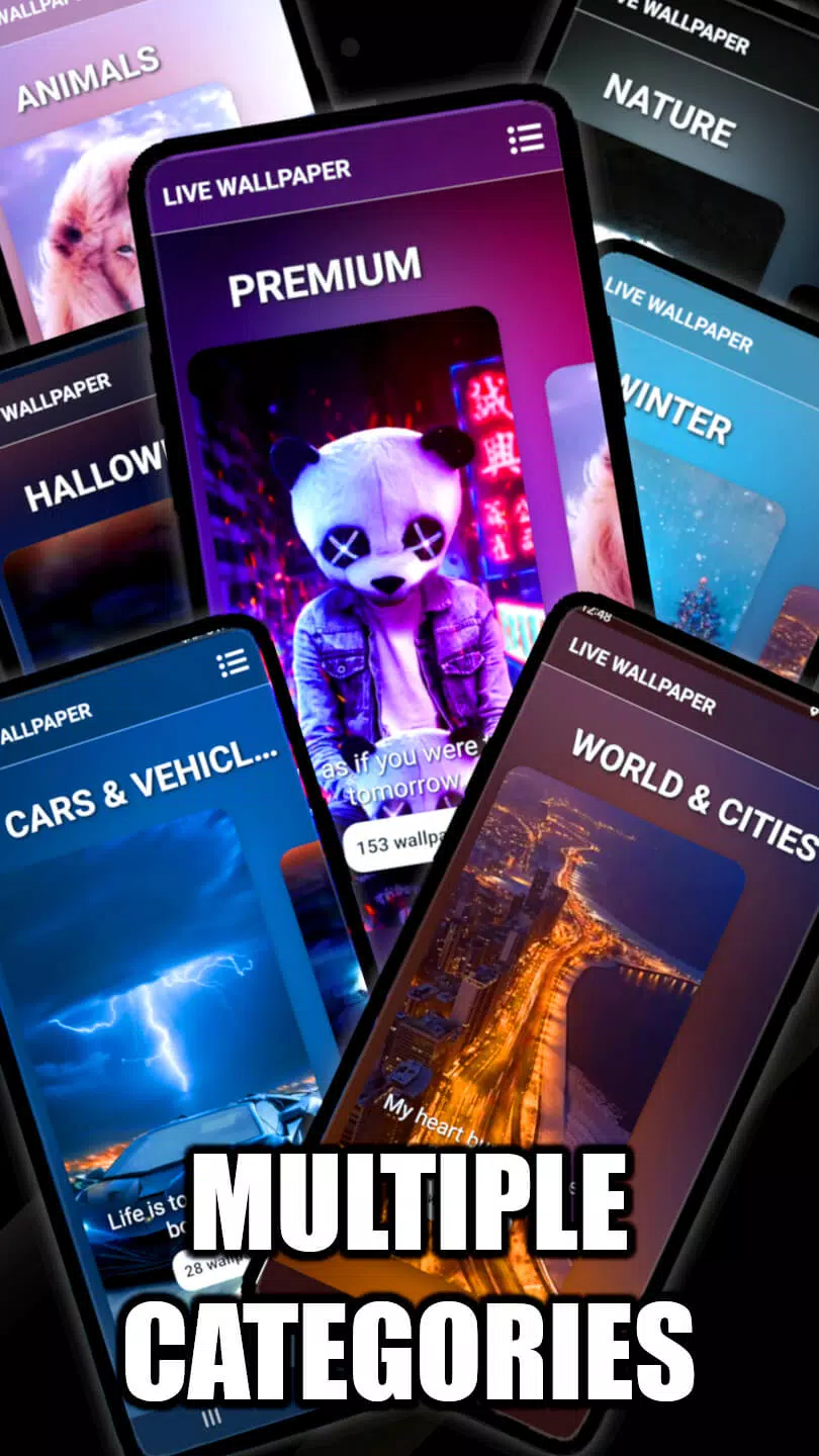 Hacker Live Wallpaper Screenshots