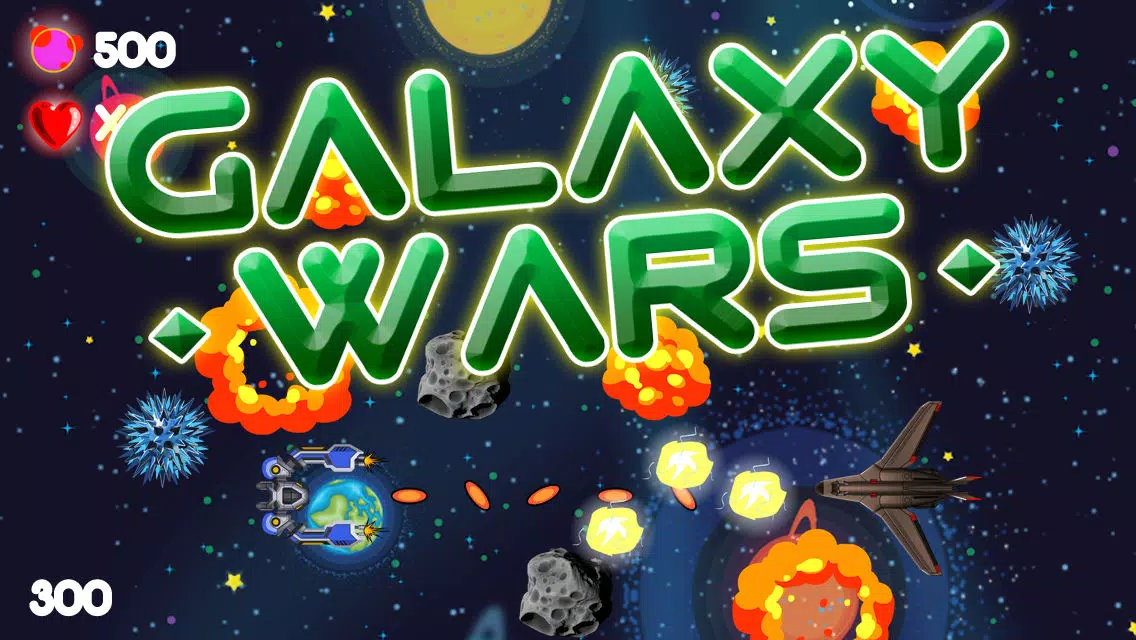 Galaxy Wars – Outer Space Aliens Star Shooter سکرین شاٹس
