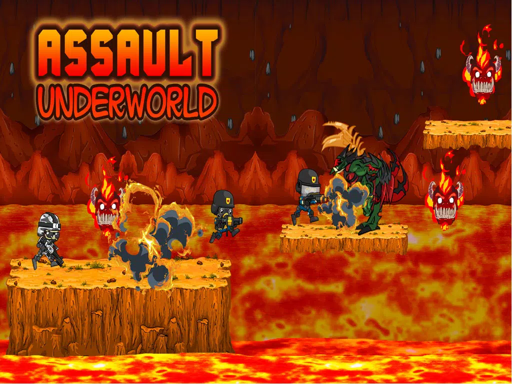 Assault Underworld - Island of Ghosts Monsters and Soldiers iPad  Screenshots