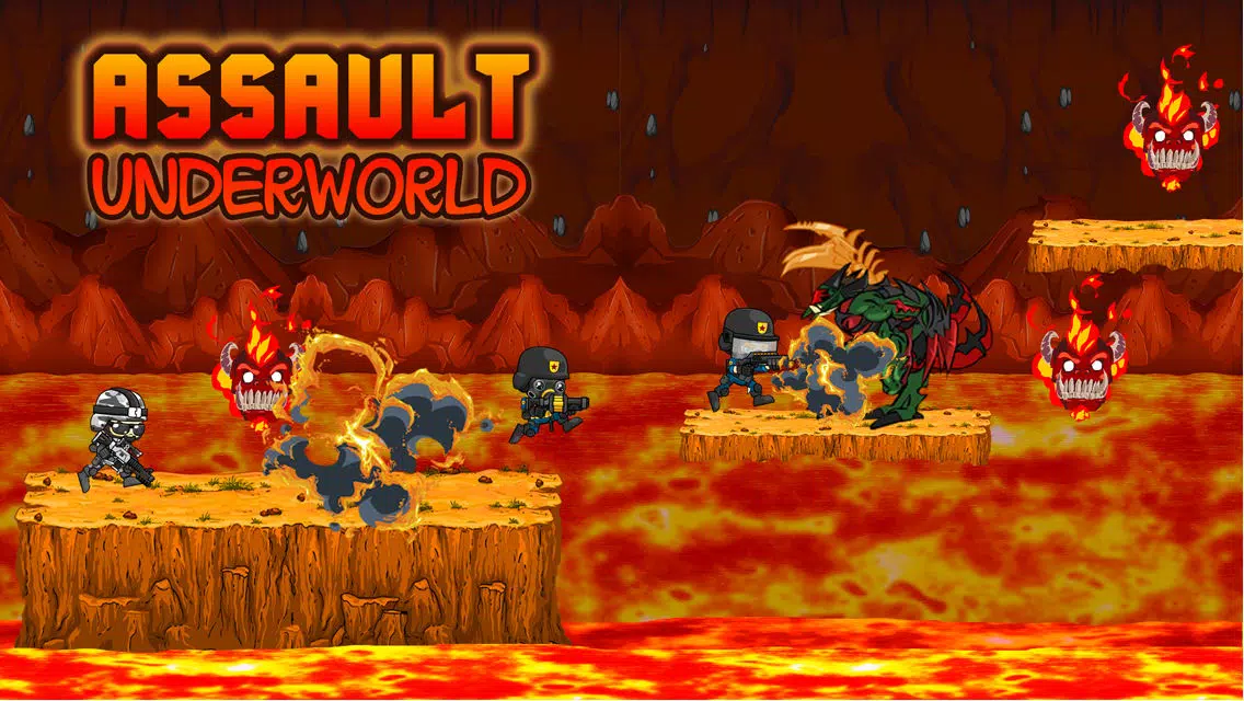 Assault Underworld - Island of Ghosts Monsters and Soldiers Screenshots