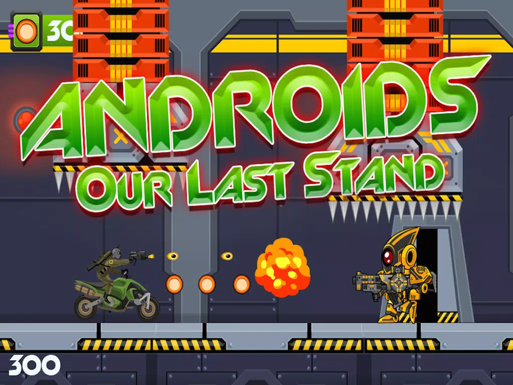Tangkapan skrin Androids – Our Last Stand Against Robot Soldiers iPad 