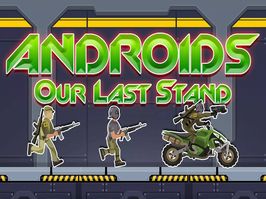 Tangkapan skrin Androids – Our Last Stand Against Robot Soldiers iPad 