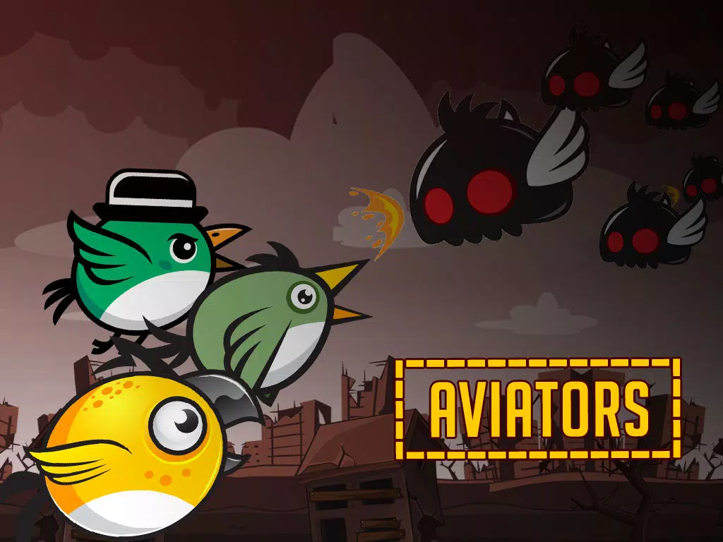 Aviators - Birds Flying Through the Land of Monsters iPad  Screenshots
