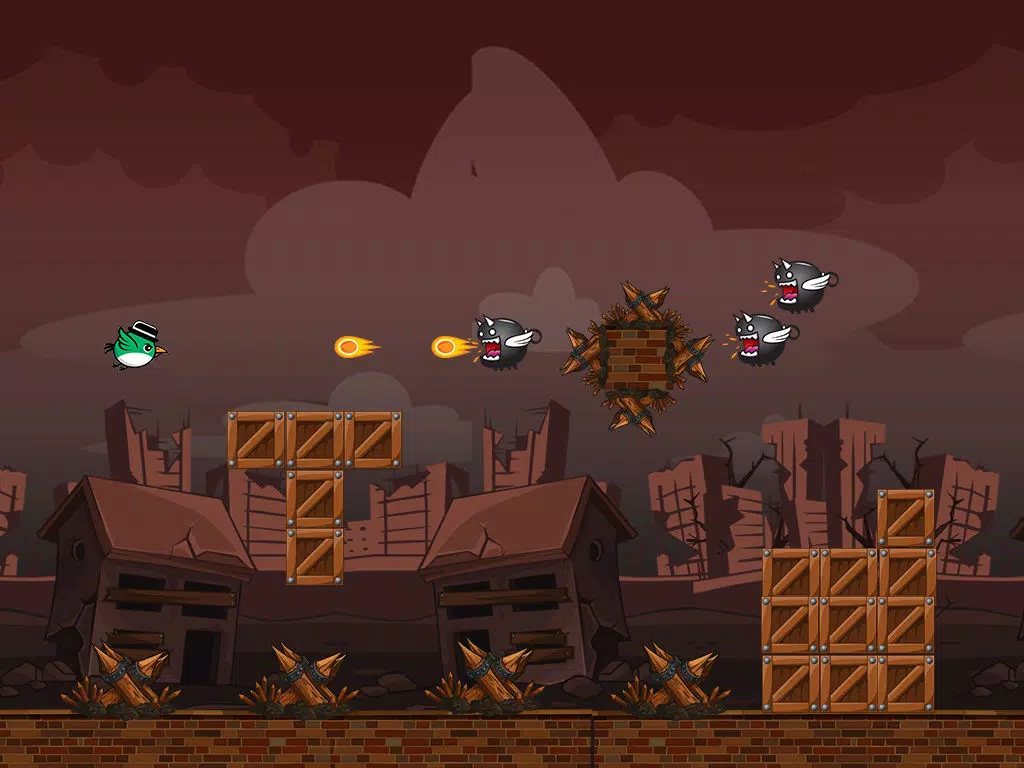 Aviators - Birds Flying Through the Land of Monsters iPad  Screenshots