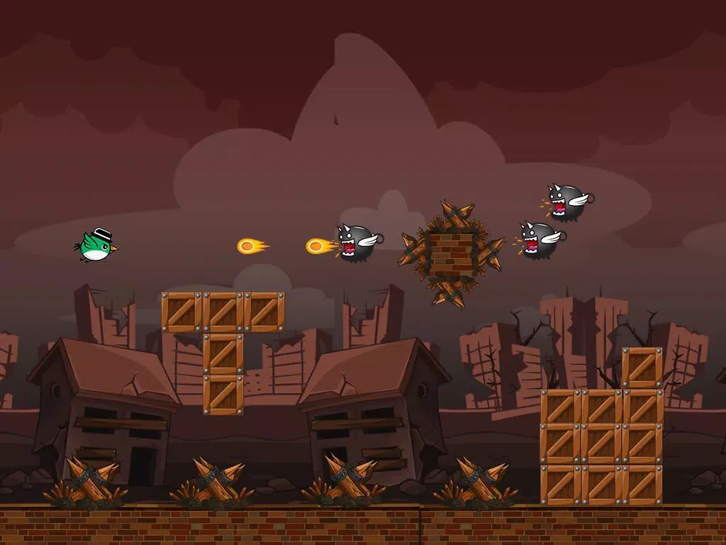 Aviators - Birds Flying Through the Land of Monsters iPad Screenshots