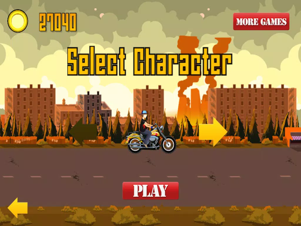A Flying Bike from Hell – High Speed Motorcycle Adventure Race on the Streets of Danger iPad 应用截图