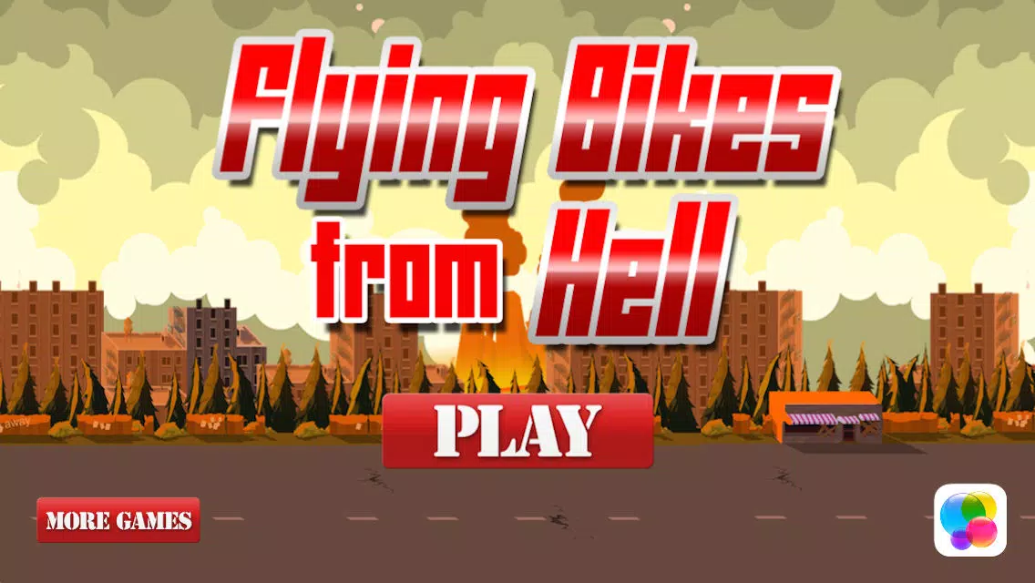A Flying Bike from Hell – High Speed Motorcycle Adventure Race on the Streets of Danger应用截图