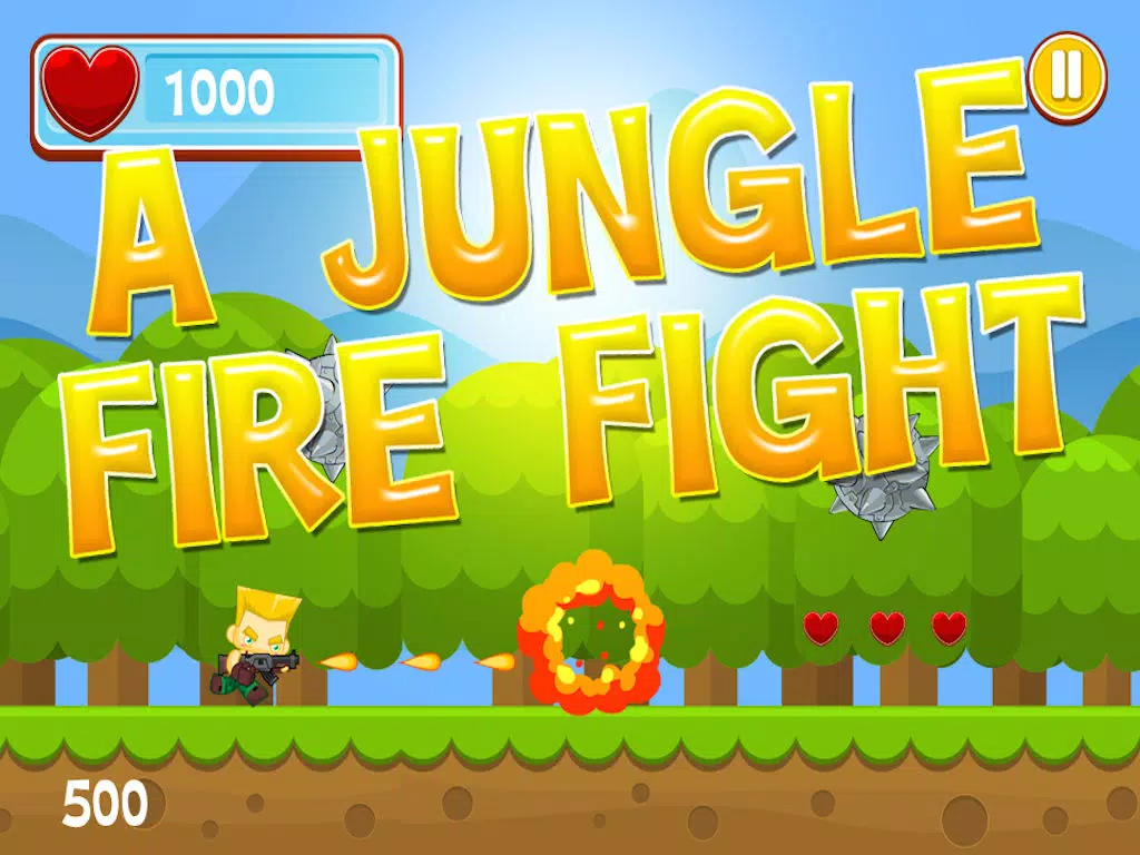Скриншоты A Jungle Fire Fight – Soldier Battle Jump & Run Fun iPad 