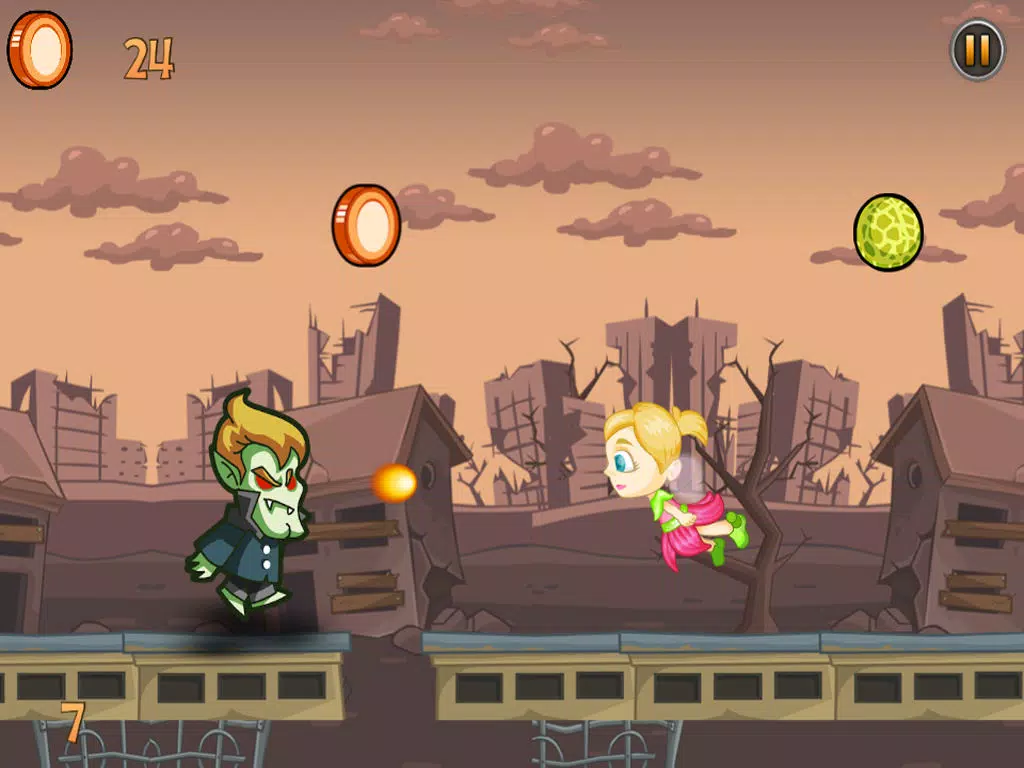 Capturas de tela do Zombies vs Fairies – Deadly Zombie Horror Shooting Game on the Graveyard iPad 