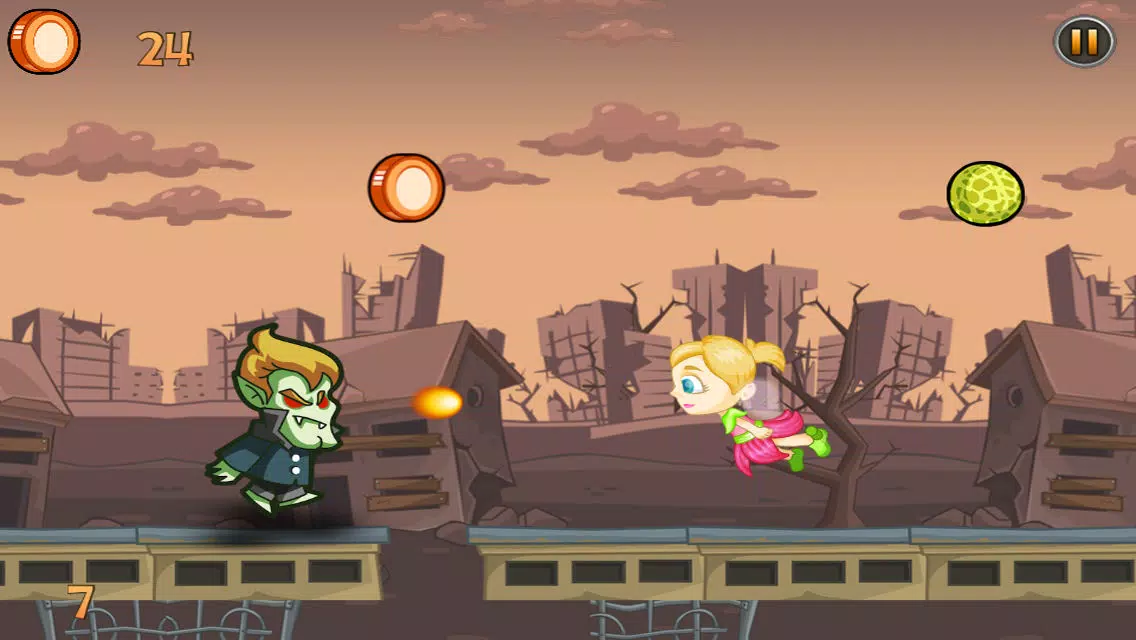Capturas de tela do Zombies vs Fairies – Deadly Zombie Horror Shooting Game on the Graveyard