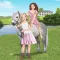 Pony und Reiter Anziehspass