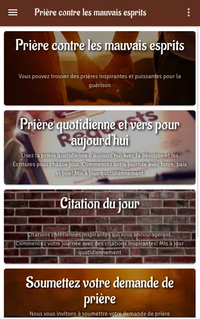 Prière contre mauvais esprits Screenshots