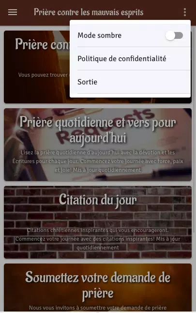 Prière contre mauvais esprits Screenshots