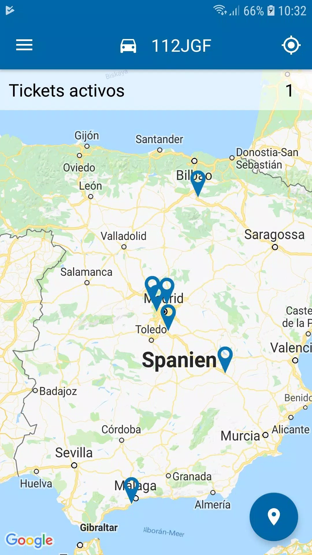 PRESTOPARKING app zona azul Screenshots